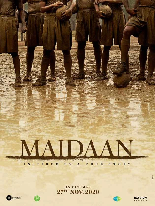 अजय देवगन की मैदान का टीज़र पोस्टर आया सामने, 27 नवंबर को होगी रिलीज - Teaser poster of Maidaan Stars Ajay Devgn and Directed by Amit Ravindernath Sharma