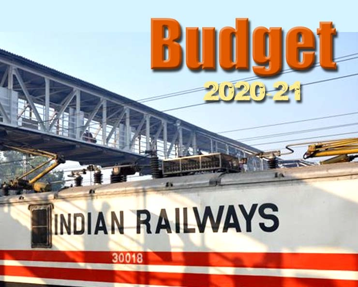 Budget 2020 : रेलवे की राजस्व प्राप्ति 2.25 करोड़ रुपए होने की उम्मीद - Railway's revenue expected to be 2.25 crores