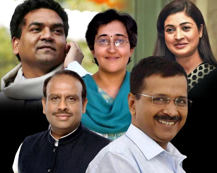 Delhi Assembly Election Results : कौन दिग्गज पिछड़ा, किसने बनाई बढ़त... - Delhi Assembly Election Results : Who takes leads, who trails