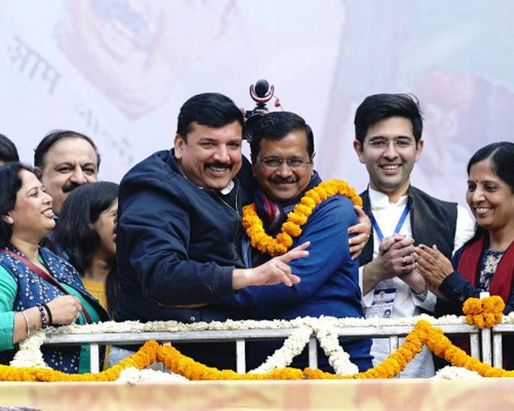 Arvind Kejriwal | प्रचंड बहुमत के साथ ‘आम आदमी’ ने दिल्ली में फिर से की वापसी