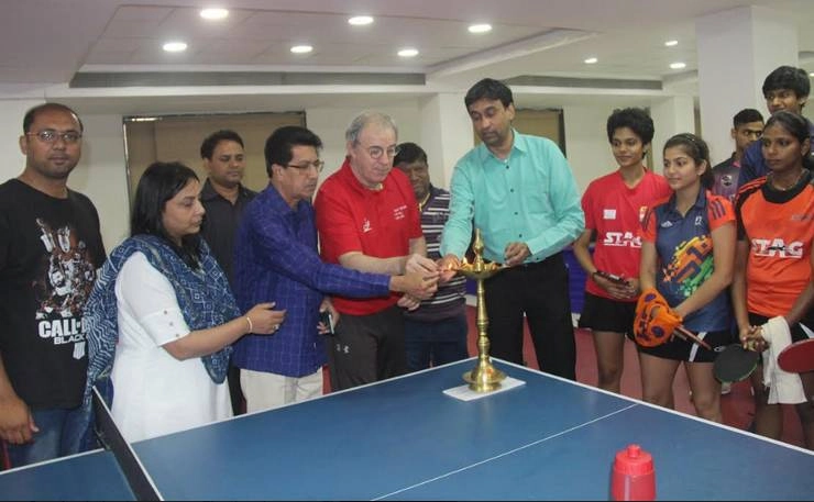 इंदौर के अभय प्रशाल में हाई परफारमेंन्स टेबल टेनिस शिविर - High Performance Table Tennis Camp
