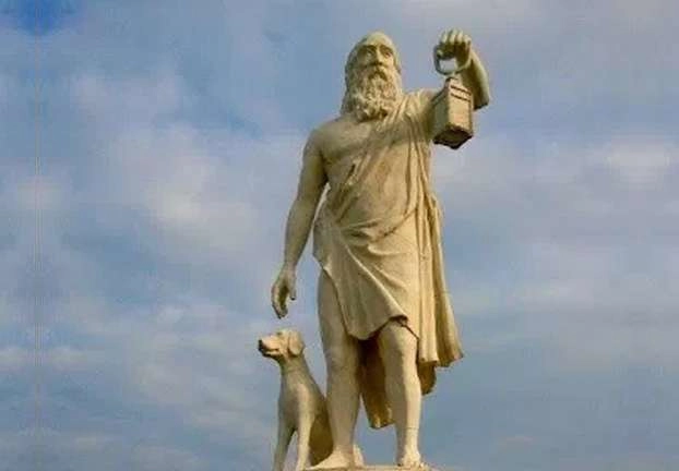 Motivational Context incident : डायोनीज और मूर्ति - dionysus greek philosopher