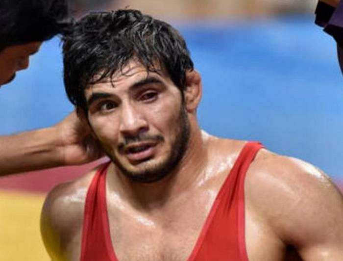 सुशील कुमार के प्रबल प्रतिद्वंद्वी जितेन्द्र 74 किग्रा में स्वर्ण से एक कदम दूर - Wrestler Jitendra one step away from gold in 74 kg