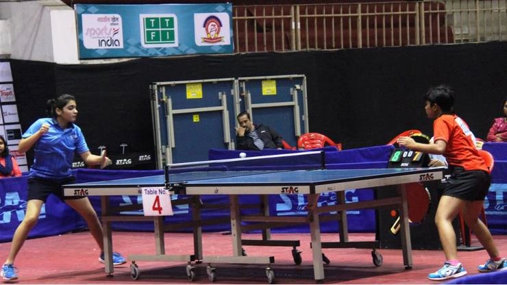 पर्ल, मुक्ता और सयाली, राष्ट्रीय टेलेंट हंट टेबल टेनिस के क्वार्टर फाइनल में