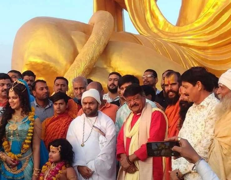 हनुमानजी की इच्छा से बना इंदौर का पितरेश्वर हनुमान धाम : कैलाश विजयवर्गीय