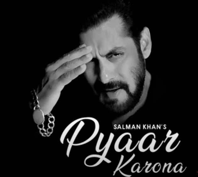 सलमान खान का नया गाना 'प्यार करो ना' रिलीज, फैंस को कर रहे कोरोना वायरस को लेकर जागरुक - salman khan new song pyaar karo na out