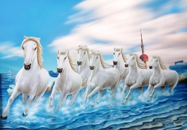 Vastu in 7 horses | वास्तु में क्या महत्व है 7 सफेद घोड़ों की तस्वीर का,  जानिए यहां