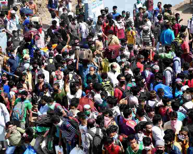 Lockdown के कारण मुंबई में फंसे 1,600 प्रवासी श्रमिक तमिलनाडु रवाना - 1,600 migrant workers stranded in Mumbai leave for Tamil Nadu