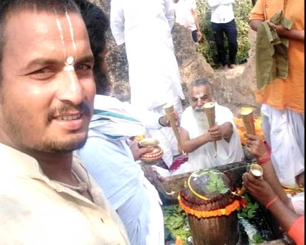 राम जन्मभूमि परिसर में 28 साल बाद धार्मिक अनुष्ठान - rudrabhishek takes place at ram janmabhoomi