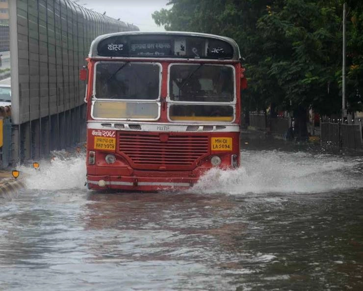 Monsoon Updates: मुंबई में भारी बारिश, IMD ने शहर और तटीय महाराष्ट्र के लिए किया जारी रेड अलर्ट - Heavy rain in mumbai