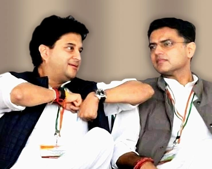 चुनाव में दिखी सिंधिया-पायलट की जिगरी दोस्ती,हमला तो दूर सिंधिया का नाम लेने से भी बचे पायलट - Scindia-Pilot's close friendship seen in Madhya Pradesh's election campaign