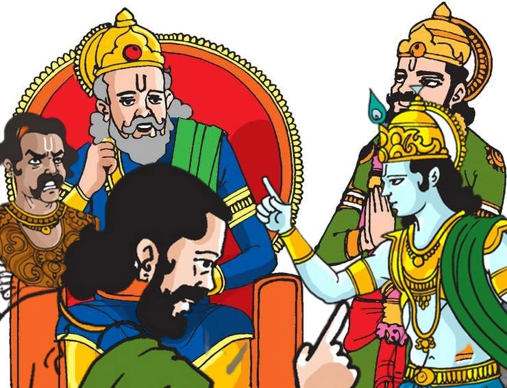 Shri Krishna 24 July Episode 83 : श्रीकृष्ण मांगते हैं धृतराष्ट्र से पांडवों का हक, मिलता है 'खाण्डव वन' - Shri Krishna on DD National Episode 83