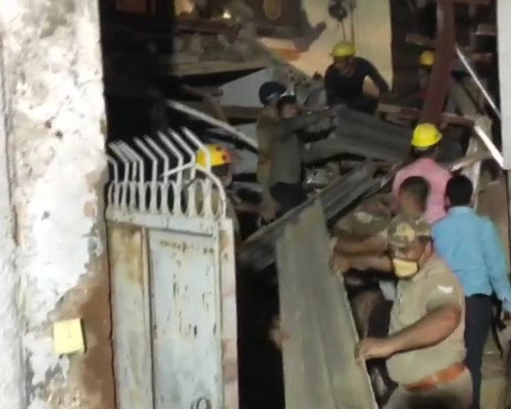 गुरुग्राम में इमारत गिरने से 1 की मौत, 6 लोगों के फंसे होने की आशंका - One dead, 6 workers feared trapped in building collapse in Gurgaon