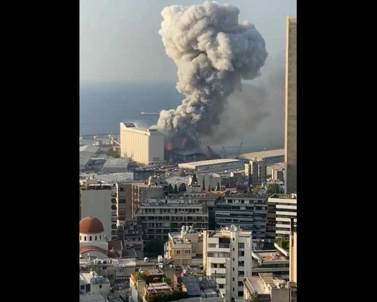 लेबनान की राजधानी बैरूत में भीषण धमाके में 30 लोगों की मौत, 2500 से अधिक घायल