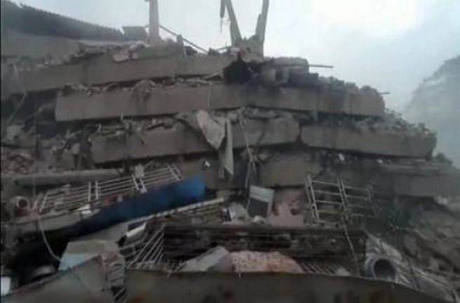 मुंबई में खाली पड़ी इमारत का एक हिस्सा गिरा, कोई हताहत नहीं