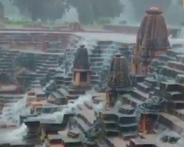 PM मोदी ने शेयर किया मोढेरा के सूर्य मंदिर का वीडियो, कहा- बारिश में शानदार दृश्‍य