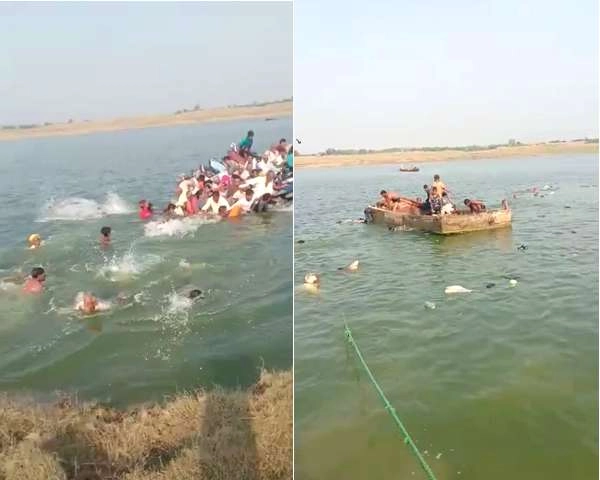 राजस्थान में चंबल में नाव डूबने से बड़ा हादसा, 11 लोगों की मौत, कई लापता - rajasthan tragedy 7 drown after boat capsizes in chambal river rescue operation underwa