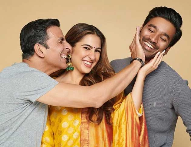 अक्षय, सारा और धनुष की फिल्म 'अतरंगी रे' इस दिन सिनेमाघरों में होगी रिलीज - akshay kumar dhanush and sara ali khan starrer atrangi re will be released on 6th august