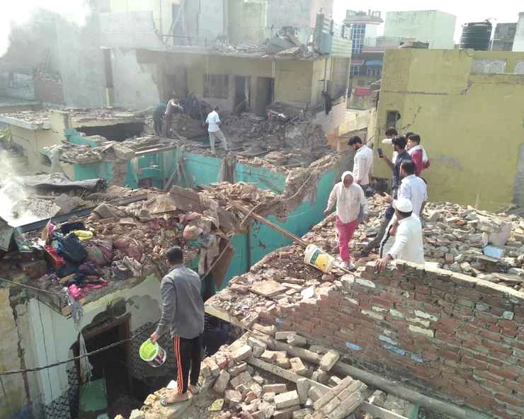 मेरठ के सरधना में धमाका, 2 लोगों की मौत, कई घायल - Blast in Sardhana of Meerut, 2 people killed, many injured