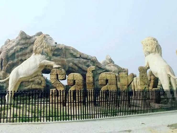 Babbar lion | बढ़ती ठंड को देख लॉयन सफारी पार्क में बब्बर शेर के लिए किया गया हीटर का इंतजाम