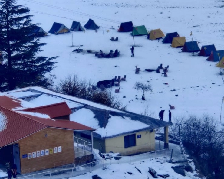 Weather Alert : उत्तराखंड में ऊंची पहाड़ियों पर हिमपात जारी, बर्फबारी से ढंके कई गांव