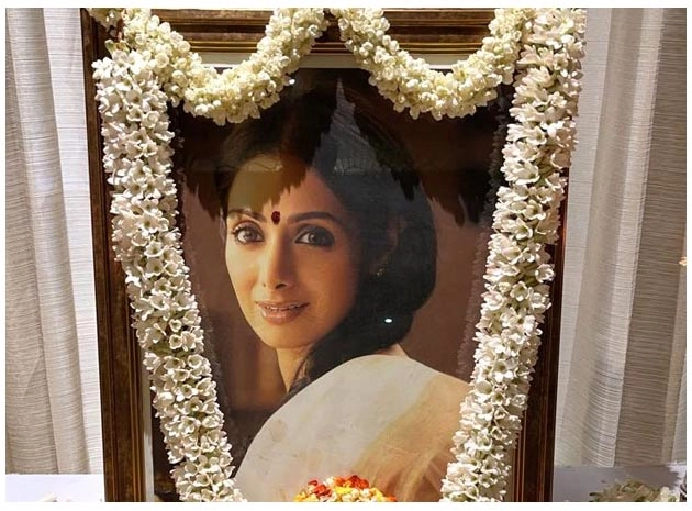 श्रीदेवी की पुण्यतिथि पर बोनी-जाह्नवी-खुशी ने की चेन्नई में पूजा - Sridevi, death anniversary, Janhvi Kapoor