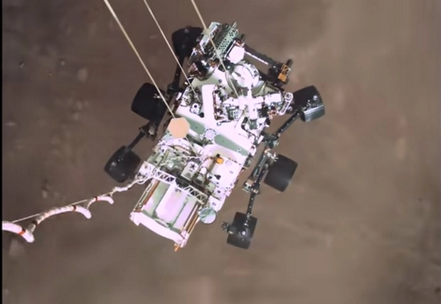 NASA Perseverance Rover Landing Video: नासा ने जारी किया मंगल ग्रह का पहला वीडियो