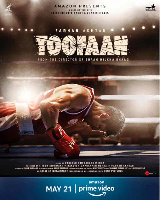 फरहान अख्तर की फिल्म 'तूफान' का अमेज़न वीडियो पर प्रीमियर - Toofaan, Release Date, Farhan Akhtar, Amazon Prime
