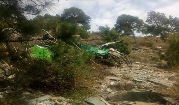 हिमाचल के चंबा में बस खाई में गिरी, 9 लोगों की मौत, 11 घायल