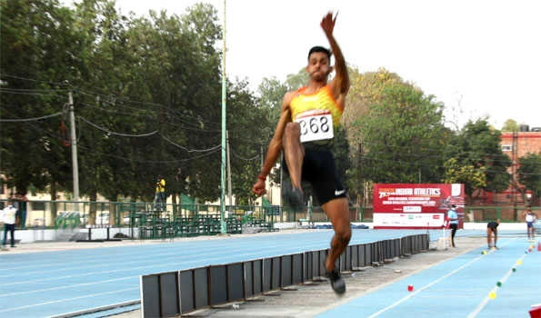 केरल के एथलीट श्रीशंकर ने लंबी कूद में राष्ट्रीय रिकॉर्ड के साथ हासिल किया टोक्यो ओलम्पिक टिकट - Keralite Srishankar booked his ticket to tokyo olympics in long jump