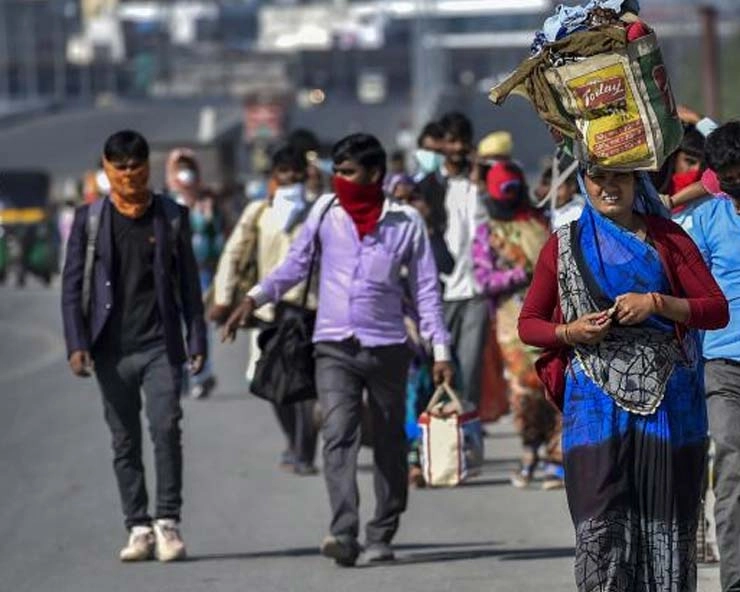 मुंबई में Lockdown की आहट से प्रवासी मजदूरों का फिर शुरू हुआ पलायन