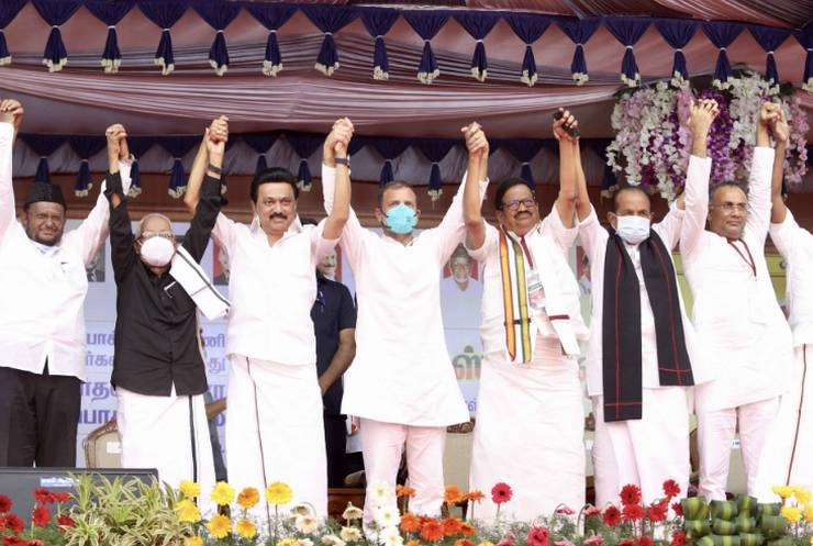 तमिलनाडु : स्टालिन ने राहुल गांधी को बताया BJP को चुनाव में हराने का 'प्लान', जानिए क्या कहा - rahul gandhi should form tamil nadu like alliance to defeat bjp says stalin