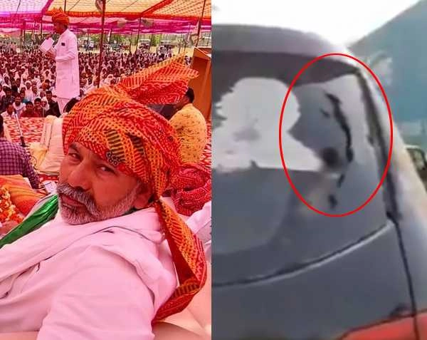 कुलदीप यादव ने कबूला, सुर्खियां बटोरने के लिए किया था टिकैत के काफिले पर हमला - Rajasthan Police arrest 14 in connection with attack on farmer leader Rakesh Tikait’s convoy