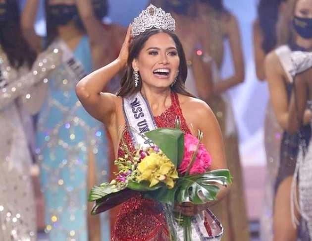 Miss Universe 2020 : मैक्सिको की Andrea Meza के सिर सजा ताज, चौथे नंबर पर रहीं भारत की Adline Castelino - miss universe 2020 miss mexico andrea meza crowned as the winner