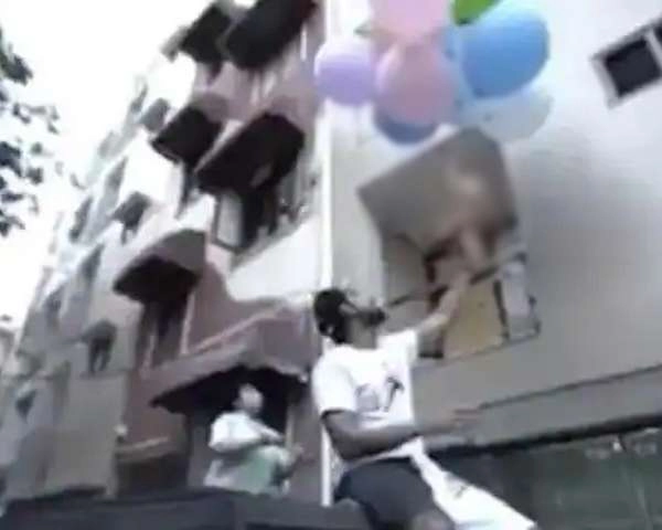 दिल्ली में यूट्‍यूबर गौरव गिरफ्तार, गुब्बारे में बांधकर कुत्ते को उड़ाया - delhi youtuber arrested for flying dog with hydrogen balloons