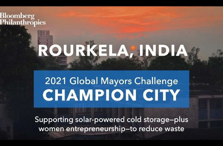 2021 Global Mayors Challenge के फाइनल में राउरकेला, केवल दो भारतीय शहरों ने बनाई जगह - Odishas Rourkela among Top 50 Cities in Bloomberg 2021 Global Mayors Challenge