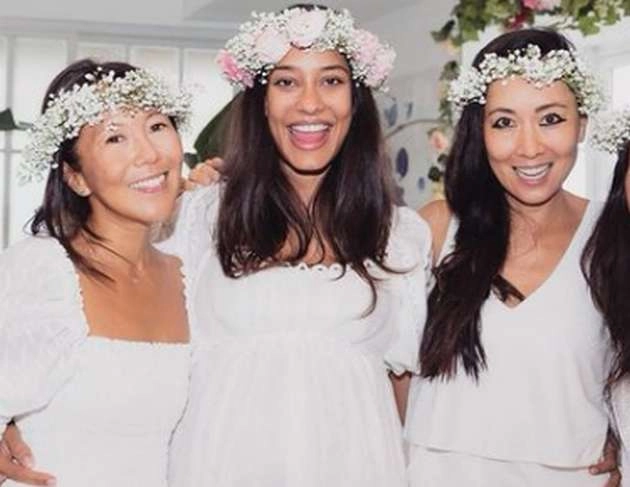 बर्थडे के दिन लीजा हेडन ने रखी बेबी शॉवर पार्टी, वायरल हो रही खूबसूरत तस्वीरें - lisa haydon baby shower celebration photos viral on social media