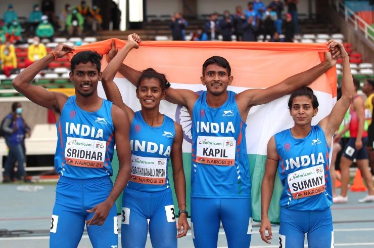 भारत की 4x400 मीटर रिले टीम ने अंडर-20 विश्व एथलेटिक्स में जीता ब्रॉन्ज मेडल (वीडियो) - Indian relay team tastes success in under 20 world athletics