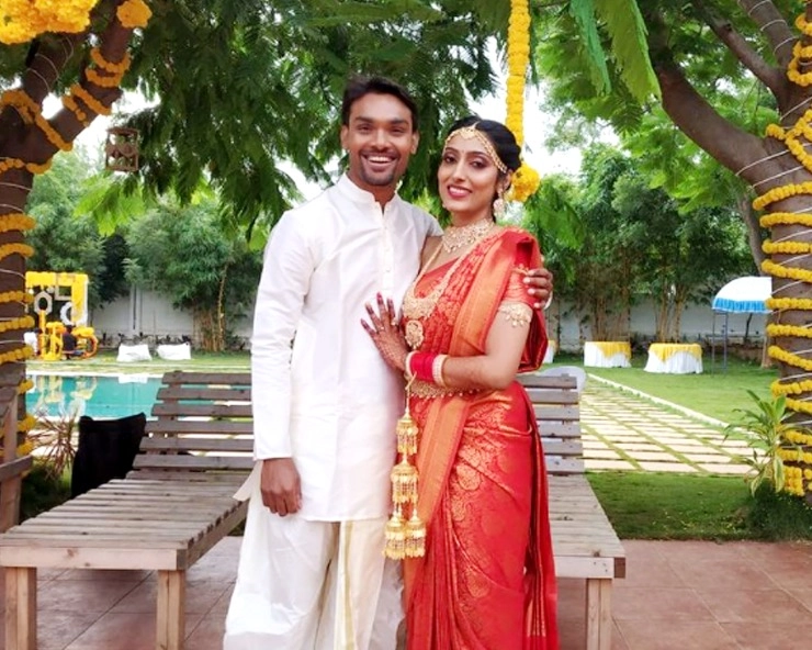 तेज गेंदबाज संदीप शर्मा ने गर्लफ्रेंड नताशा से की शादी, SRH ने इंस्टा पर दी बधाई