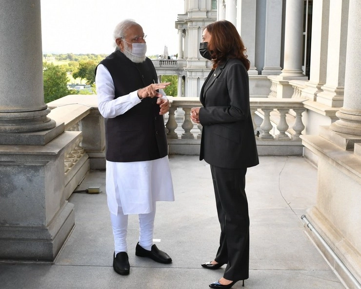 PM Modi US Visit : PM मोदी ने अमेरिकी उपराष्ट्रपति कमला हैरिस से की मुलाकात, कहा- कोविड के समय अमेरिका ने सच्चे दोस्त की तरह मदद की