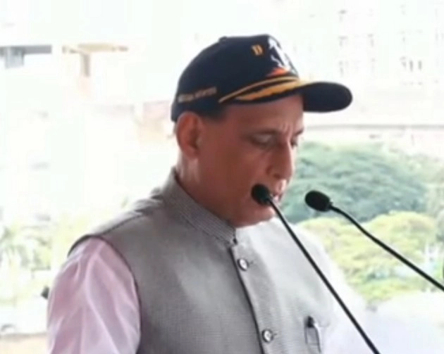 INS ‘विशाखापट्टनम’ से बढ़ी देश की ताकत, रक्षा मंत्री राजनाथ ने साधा ने चीन पर निशाना - Rajnath singh at the commissioning ceremony of  INS Visakhapatnam