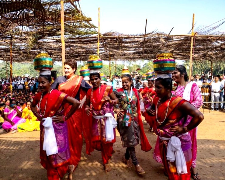 प्रियंका गांधी वाड्रा के डांस पर बवाल, भाजपा ने कहा- देश शोक में और मना रही हैं जश्न - Ruckus over Priyanka Gandhi Vadra's dance