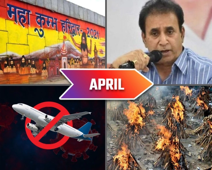 अप्रैल की बड़ी घटनाएं - Major incidents of April 2021