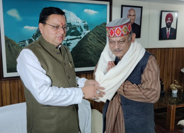 दिवंगत जनरल बिपिन रावत के भाई ने मुख्यमंत्री धामी से की मुलाकात