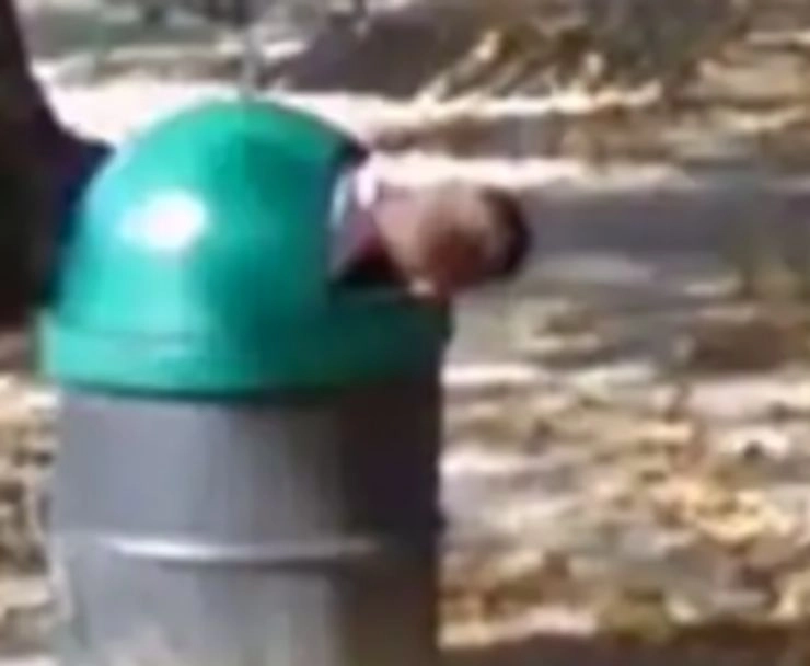 मैप से ढूंढा कूड़ेदान में फंसा बच्चा, वायरल हुआ वीडियो - viral google map  man find boy hanging out of dustbin switzerland weird