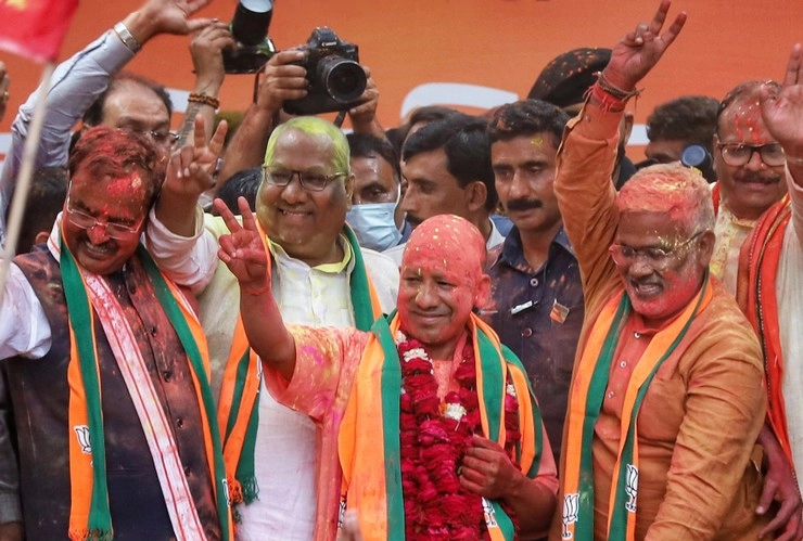 उत्तर प्रदेश विधानसभा चुनाव : भाजपा की प्रचंड जीत के पीछे खड़ी 'शक्ति' - Power behind BJP's victory in Uttar Pradesh assembly elections