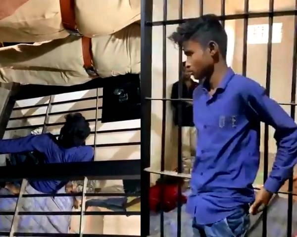 बिना ताला तोड़े, बिना सलाखों को काटे हवालात से भाग गया कैदी - Without breaking the lock, the prisoner escaped from the lockup in Maharashtra