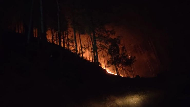 Poonch Fire: जंगल में लगी आग के कारण पुंछ में LoC के पास कई बारूदी सुरंगों में विस्फोट - Forest fire triggers several landmine explosions along LoC in J&Ks Poonch