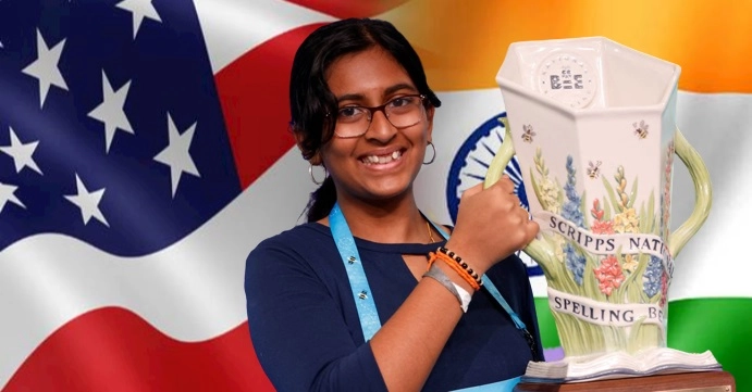 Spelling Bee Winner:भारतीय मूळ हरिणी लोगन नॅशनल स्क्रिप्स स्पेलिंग बी विजेता