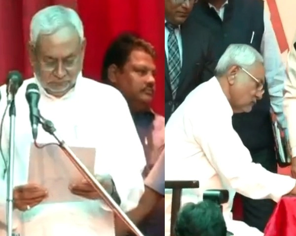 नीतीश कुमार ने 22 साल में 8वीं बार ली मुख्‍यमंत्री पद की शपथ, तेजस्वी बने डिप्टी सीएम (Live Updates) - 10 august live updates